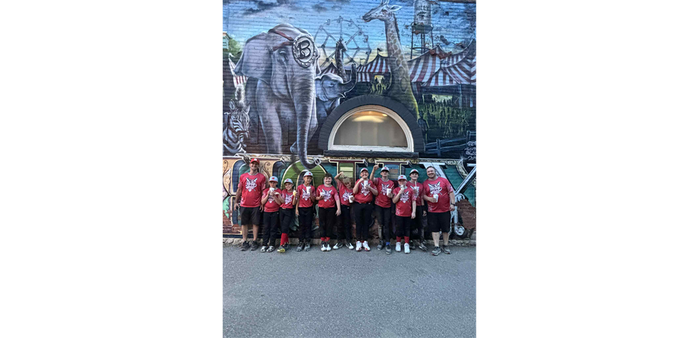 Enjoying a little ice cream after a big win!